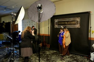 Guests get to dress up at our Inclusion Awards photo booth.