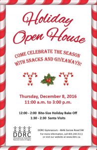 Holiday Open House poster